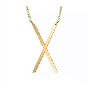 NEW!! ❤️ Letter X Necklace